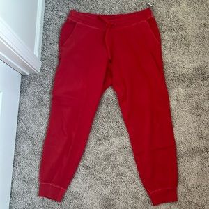 Old navy red sweatpants!